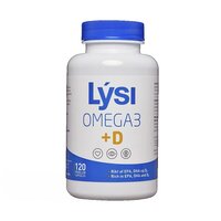 Жирні кислоти Lysi Omega3 + D, 120 капсул