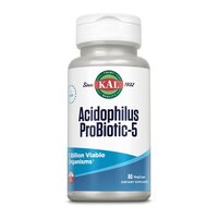 Пробіотики і пребіотики KAL Acidophilus Probiotic-5, 60 вегакапсул
