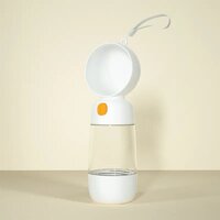 Пляшка-поїлка для собак і кішок Semi Pets Feeder, 2 відділення 400 мл + 185 мл, White