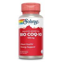 Натуральна добавка Solaray Bio CoQ-10 100 mg, 30 капсул