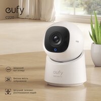 Внутрішня IP-камера Eufy Security C220 2K 360° PTZ Plug-In Security Wi-Fi Camera (T8W11)