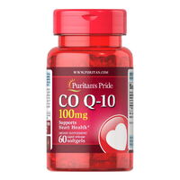 Натуральна добавка Puritan's Pride CO Q10 100 mg, 60 капсул