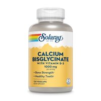 Вітаміни та мінерали Solaray Calcium Bisglycinate with Vitamin D3, 120 капсул
