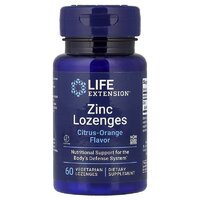 Вітаміни та мінерали Life Extension Zinc Lozenges, 60 льодяників