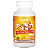 21st Century Psyllium Fiber, 160 капсул