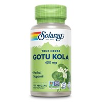 Натуральна добавка Solaray Gotu Kola 450 mg, 100 вегакапсул