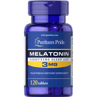 Натуральна добавка Puritan's Pride Melatonin 3 mg, 120 таблеток