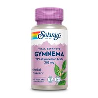 Натуральна добавка Solaray Gymnema 385 mg, 60 вегакапсул