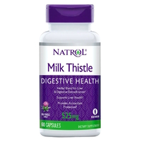 Натуральна добавка Natrol Milk Thistle 525 mg, 60 капсул