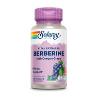 Натуральна добавка Solaray Berberine with Oregon Grape, 60 вегакапсул