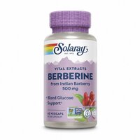 Натуральна добавка Solaray Berberine 500 mg, 60 вегакапсул
