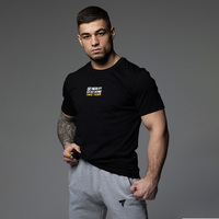 Мужская футболка Trec Nutrition Motivation Go heavy or go home 120, Black