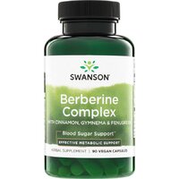 Натуральна добавка Swanson Berberine Complex, 90 вегакапсул