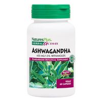 Натуральна добавка Natures Plus Herbal Actives Ashwagandha 450 mg, 60 вегакапсул