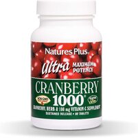 Натуральна добавка Natures Plus Ultra Cranberry 1000 mg, 90 таблеток