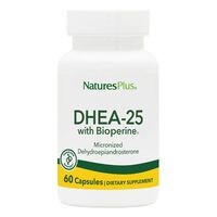 Стимулятор тестостерона Natures Plus DHEA-25 with BioPerine, 60 капсул