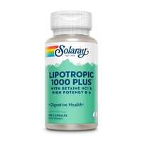 Жироспалювач Solaray Lipotropic 1000 Plus, 100 капсул