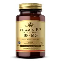 Вітаміни та мінерали Solgar Vitamin B2 100 mg, 100 вегакапсул