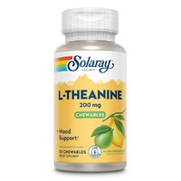 Амінокислота Solaray L-Theanine 200 mg, 30 жувальних таблеток