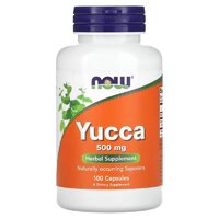 Натуральна добавка NOW Yucca 500 mg, 100 капсул
