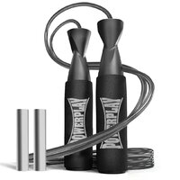 Скакалка швидкісна з обтяжувачами Power Play 4211 3 м, Black
