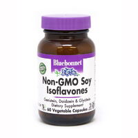 Натуральна добавка Bluebonnet Nutrition Non-GMO Soy Isoflavones, 60 вегакапсул