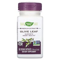 Натуральна добавка Nature's Way Olive Leaf Premium Extract, 60 капсул
