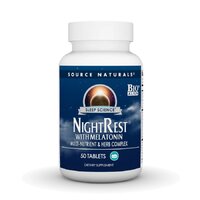 Натуральна добавка Source Naturals Sleep Science NightRest with Melatonin, 50 таблеток