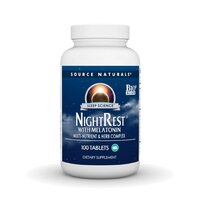 Натуральна добавка Source Naturals Sleep Science NightRest with Melatonin, 100 таблеток