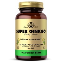 Натуральна добавка Solgar Super Ginkgo Full Potency Herbs, 120 вегакапсул