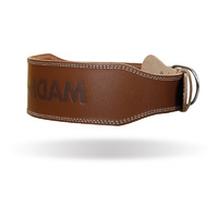 Пояс для важкої атлетики MAD MAX Leather MFB 246, Beige