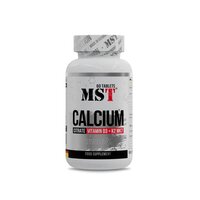 MST Nutrition Calcium Citrate + Vitamin D3 + K2 MK7, 60 таблеток
