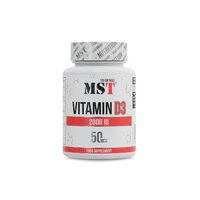 Вітаміни та мінерали MST Vitamin D3 2000 IU, 120 капсул