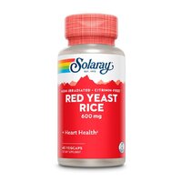 Натуральна добавка Solaray Red Yeast Rice 600 mg, 45 вегакапсул