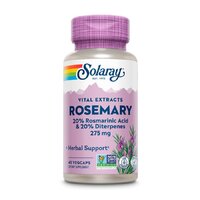 Натуральна добавка Solaray Rosemary 275 mg, 45 вегакапсул