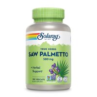Натуральна добавка Solaray True Herbs Saw Palmetto 580 mg, 180 вегакапсул