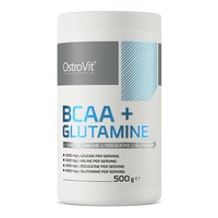 Амінокислота BCAA OstroVit BCAA + Glutamine, 500 грам