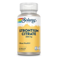 Вітаміни та мінерали Solaray Biocitrate Strontium 250 mg, 60 вегакапсул