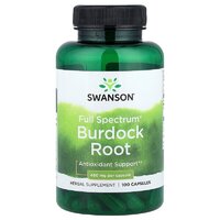 Натуральна добавка Swanson Burdock Root 460 mg Full Spectrum, 100 капсул