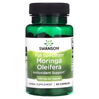 Натуральна добавка Swanson Moringa Oleifera 400 mg Full Spectrum, 60 капсул