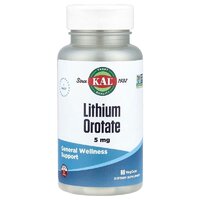 KAL Lithium Orotate 5 mg, 60 вегакапсул