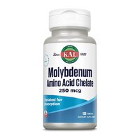 Вітаміни та мінерали KAL Molybdenum Amino Acid Chelate 250 mcg, 100 таблеток