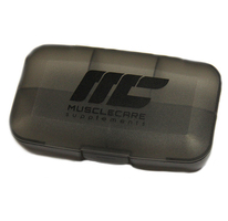 Таблетниця Muscle Care Pill Box, чорна