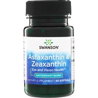 Натуральна добавка Swanson Astaxanthin & Zeaxanthin, 60 капсул