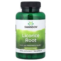 Натуральна добавка Swanson Licorice Root 450 mg, 100 капсул