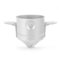 Пуровер/воронка/фильтр для ручной заварки кофе многоразовый Semi Coffee Maker, White