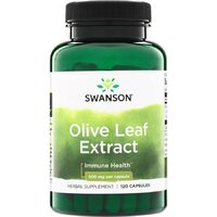 Натуральна добавка Swanson Olive Leaf Extract 500 mg, 120 капсул