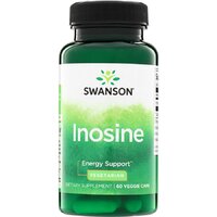Натуральна добавка Swanson Inosine 500 mg, 60 вегакапсул