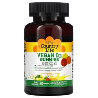 Вітаміни та мінерали Country Life Vitamin D3 1000 IU, 60 желейок