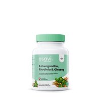 Натуральна добавка Osavi Ashwagandha Rhodiola & Ginseng, 60 капсул
